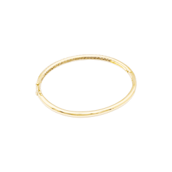 Bracelet Jonc en or jaune et diamants - Castafiore