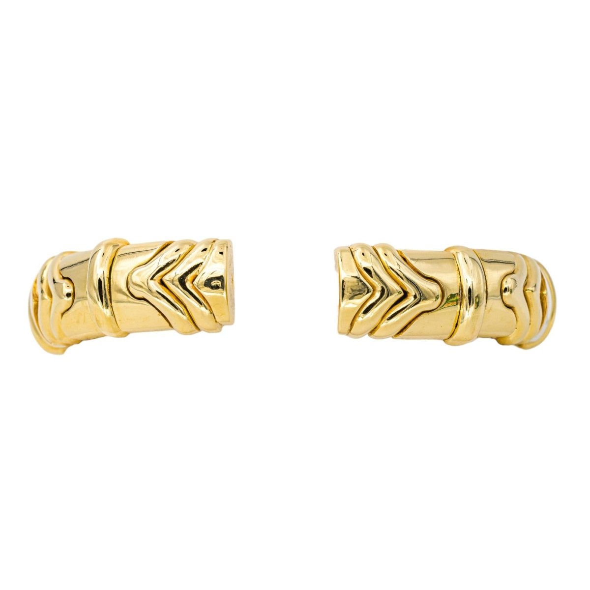 Bracelet Jonc en or jaune, or blanc et diamants - Castafiore