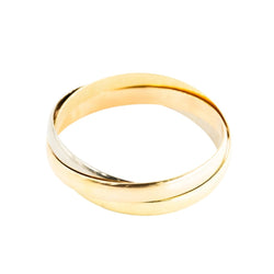 Bracelet Jonc en or jaune, or blanc et or rose - Castafiore