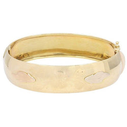 Bracelet Jonc en or jaune, or rose et or blanc - Castafiore