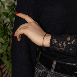 Bracelet Jonc en or rose - Castafiore