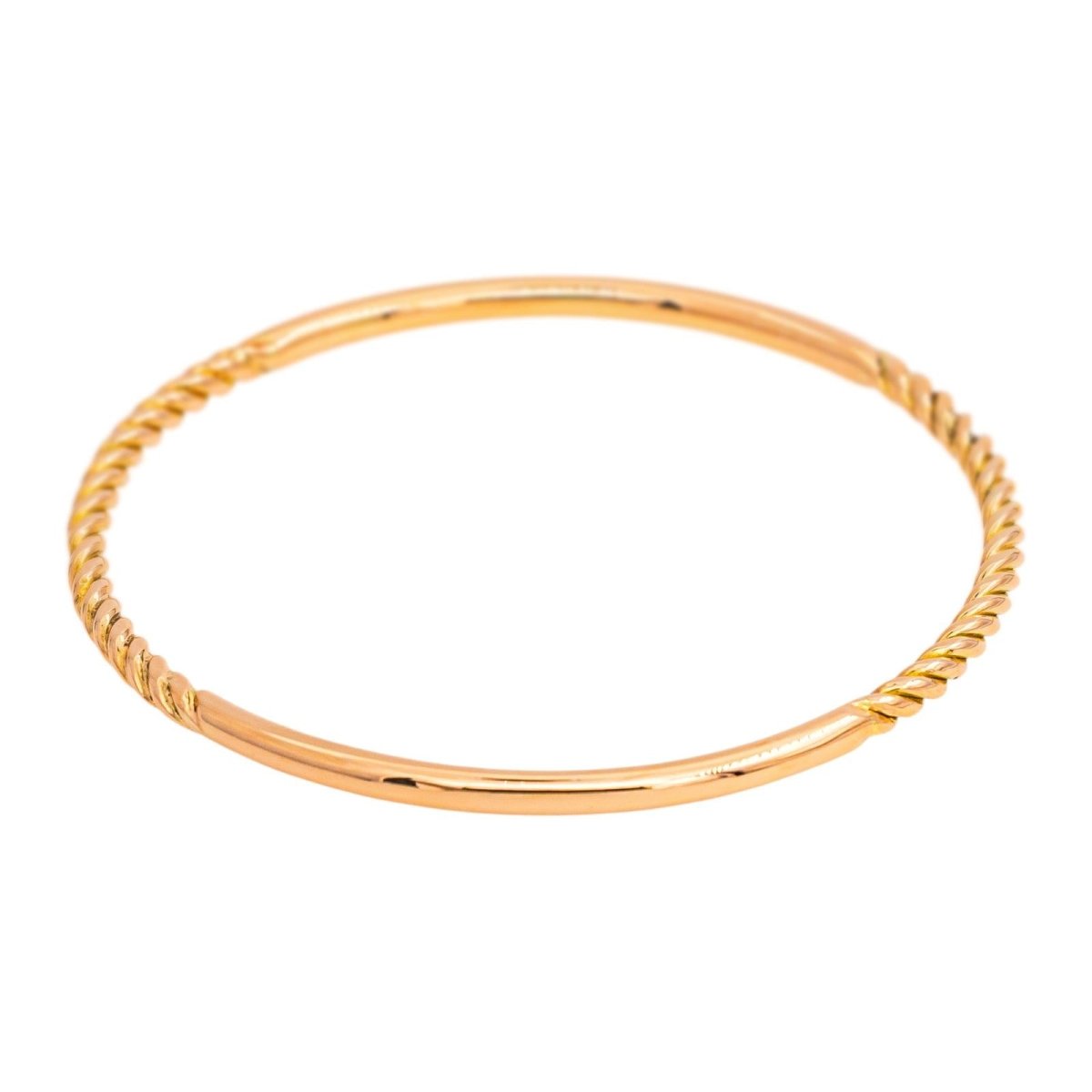 Bracelet Jonc en or rose - Castafiore