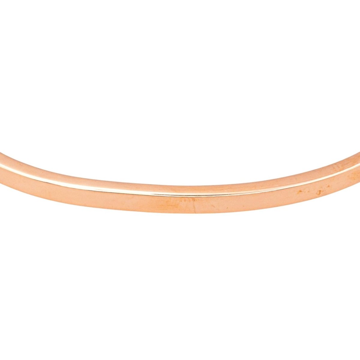 Bracelet Jonc en or rose et diamants - Castafiore