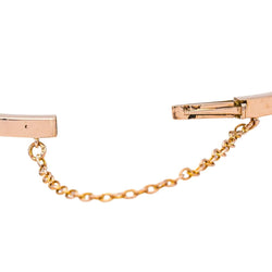 Bracelet Jonc en or rose et diamants - Castafiore