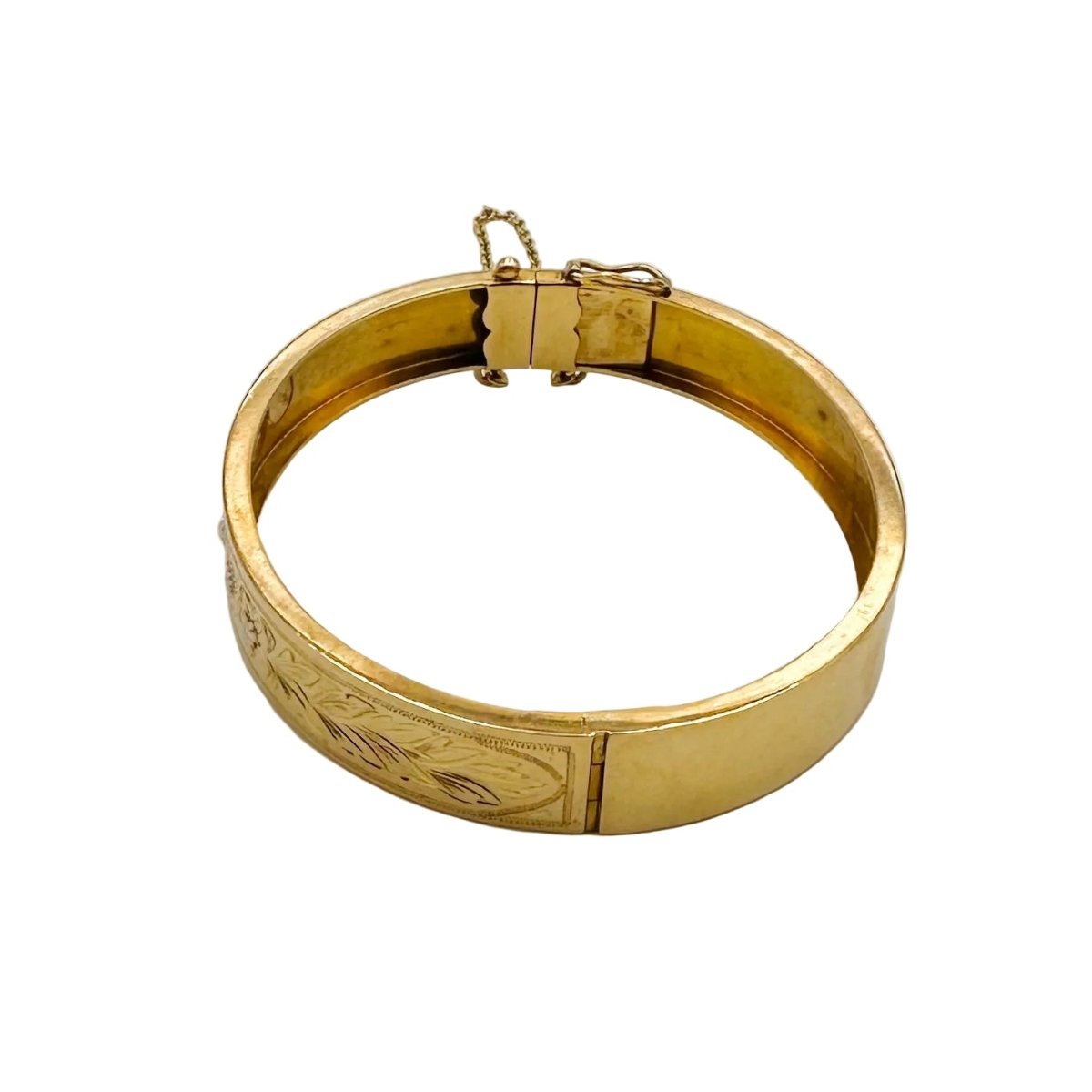 Bracelet Jonc en or rose et perles - Castafiore