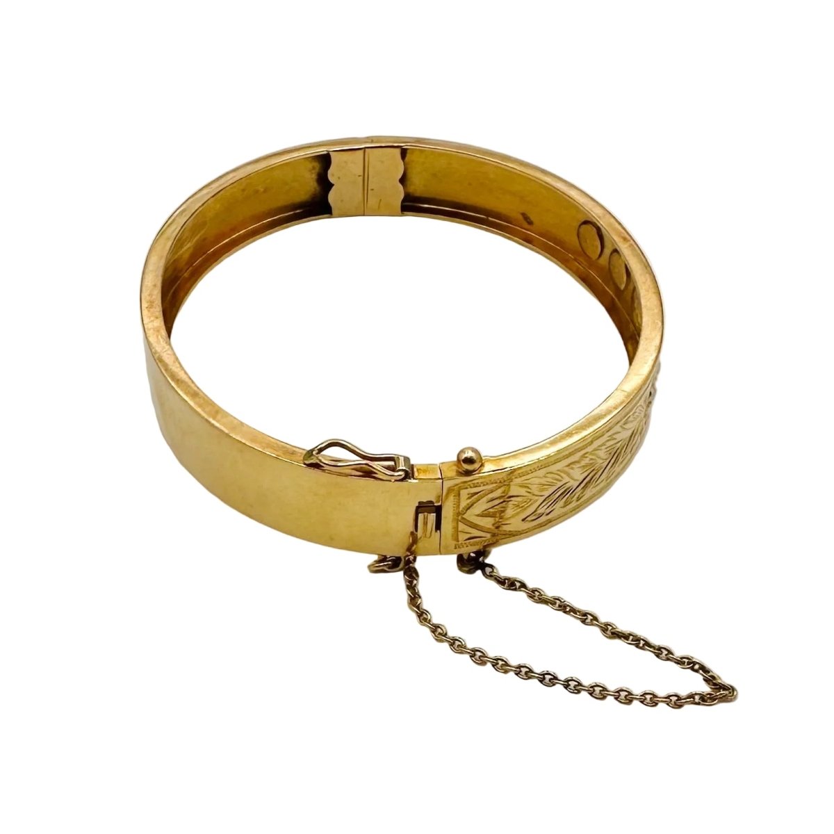 Bracelet Jonc en or rose et perles - Castafiore