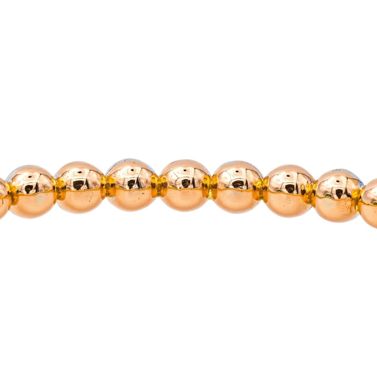 Bracelet Jonc en or rose, or blanc et diamants - Castafiore