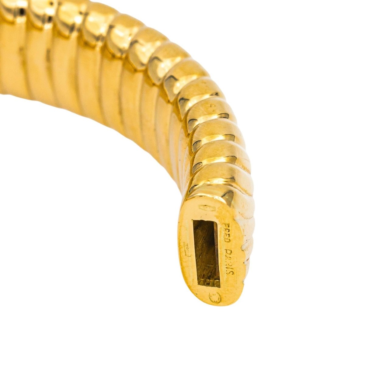 Bracelet Jonc FRED en or jaune - Castafiore