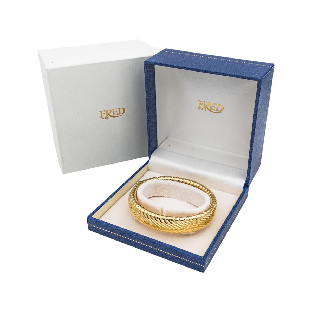 Bracelet Jonc FRED en or jaune - Castafiore