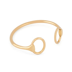 Bracelet Jonc HERMÈS "Nausicaa" en or jaune - Castafiore