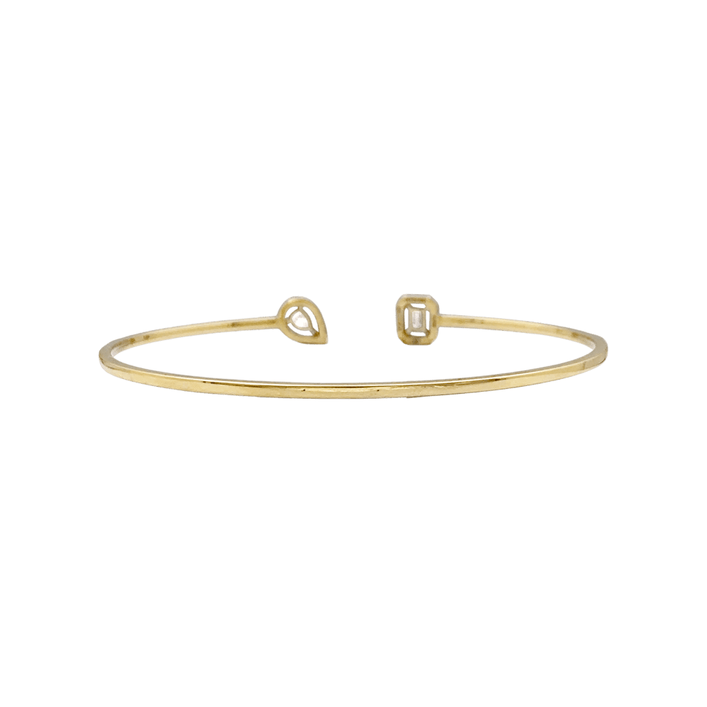 Bracelet Jonc MESSIKA "Flex Toi & Moi My Twin" en or jaune et diamants - Castafiore