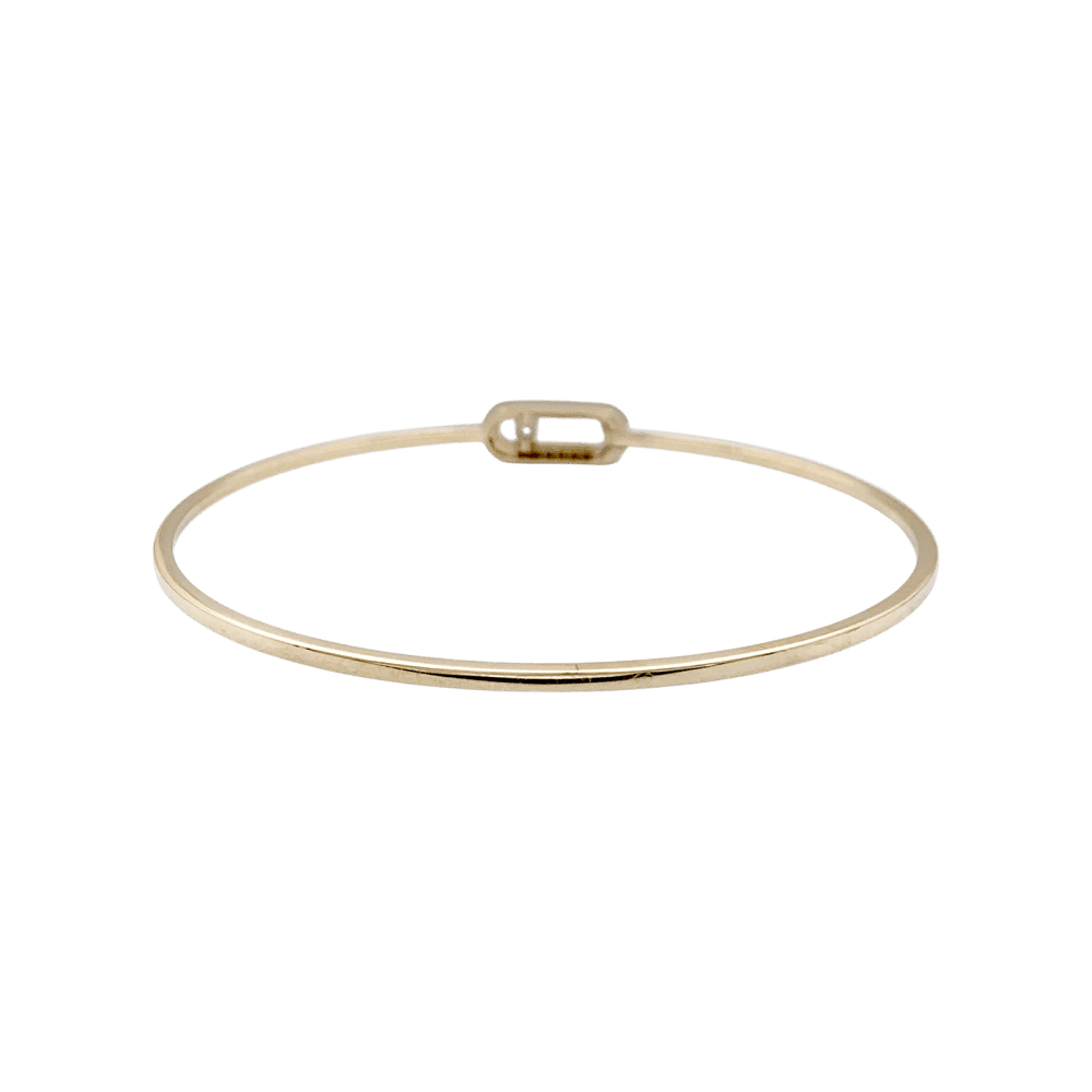 Bracelet Jonc MESSIKA "Jonc Flex Pavé Move Uno" en or rose et diamants - Castafiore