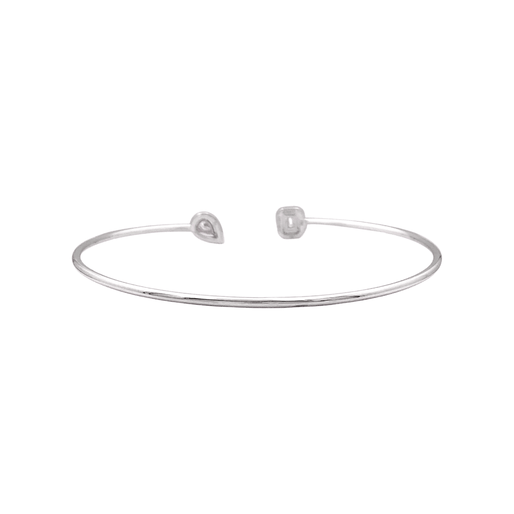 Bracelet Jonc MESSIKA "Jonc Flex Toi & Moi My Twin" en or blanc et diamants - Castafiore