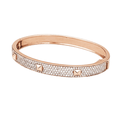 Bracelet Jonc MESSIKA "Spiky" en or rose et diamants - Castafiore