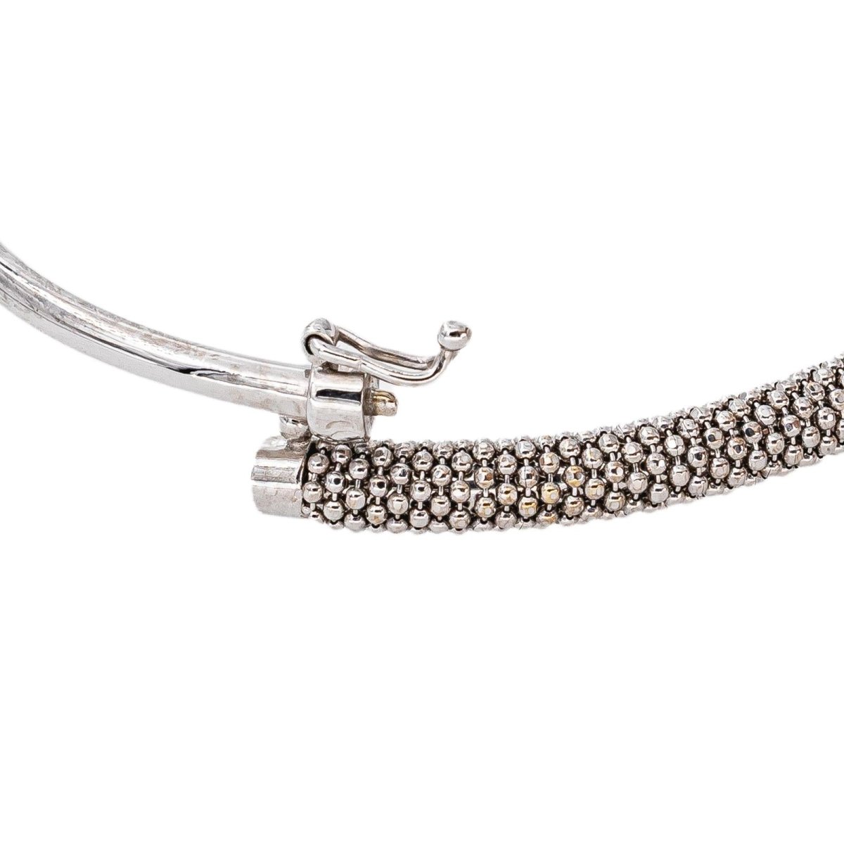 Bracelet Jonc Or blanc - Castafiore