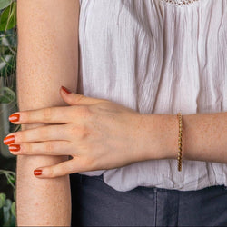 Bracelet Jonc Or rose - Castafiore