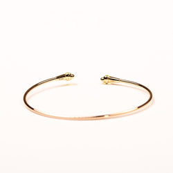 Bracelet jonc ouvert Pomellato "M'ama non m'ama" péridots et diamants - Castafiore