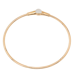 Bracelet Jonc POMELLATO "M'ama Non M'ama" en or rose et pierre de lune - Castafiore