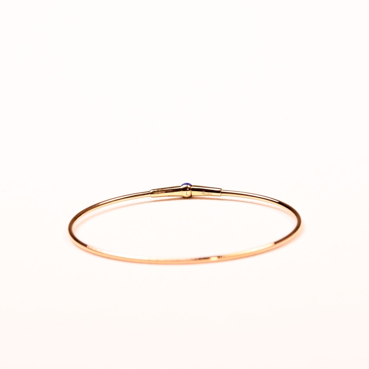 Bracelet jonc Pomellato "M’ama non M’ama" lapis - lazuli et saphirs - Castafiore