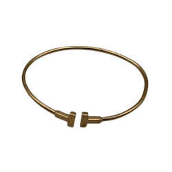 Bracelet Jonc TIFFANY & CO. "T Wire" en or rose - Castafiore