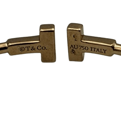 Bracelet Jonc TIFFANY & CO. "T Wire" en or rose - Castafiore