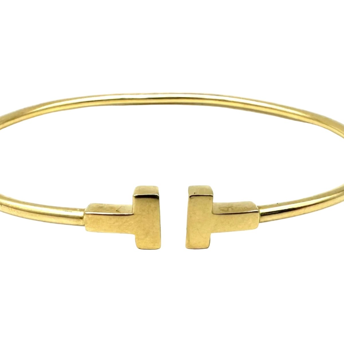Bracelet Jonc TIFFANY & CO. "Tiffany T" en or jaune - Castafiore