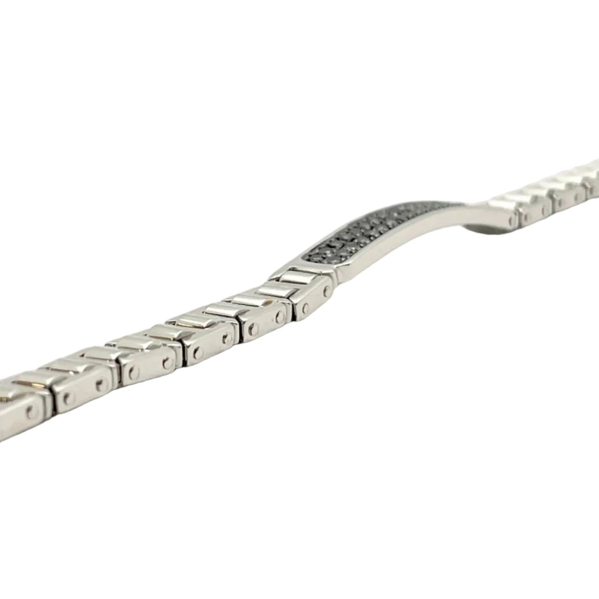 Bracelet Ligne BARAKA en or blanc et diamants - Castafiore
