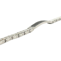 Bracelet Ligne BARAKA en or blanc et diamants - Castafiore