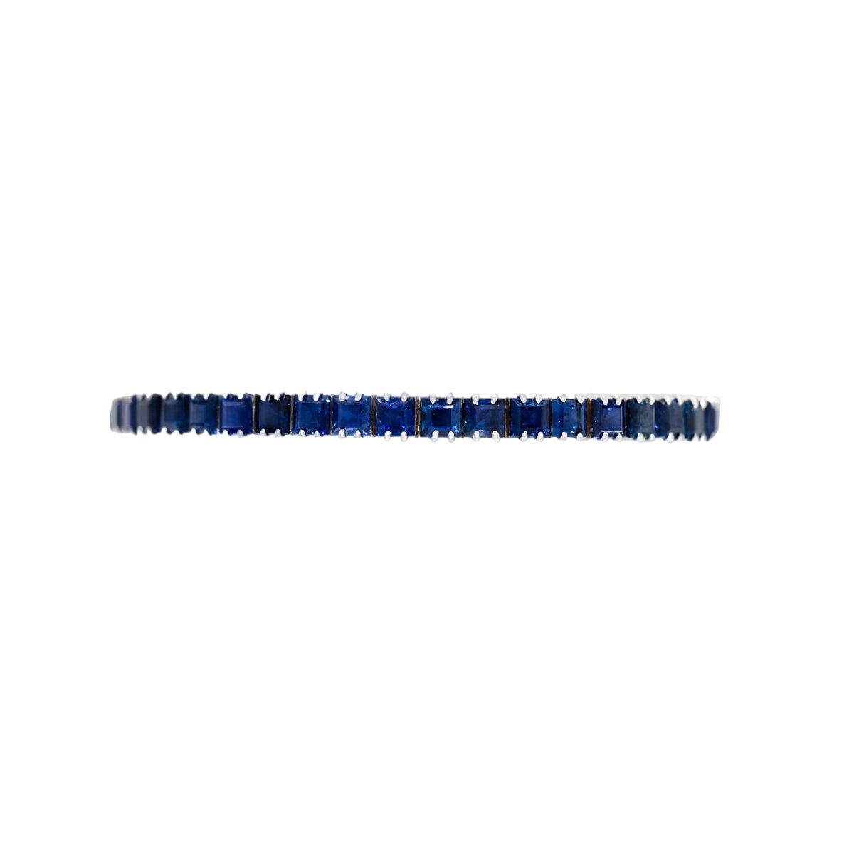 Bracelet Ligne BOUCHERON en or blanc et saphirs - Castafiore