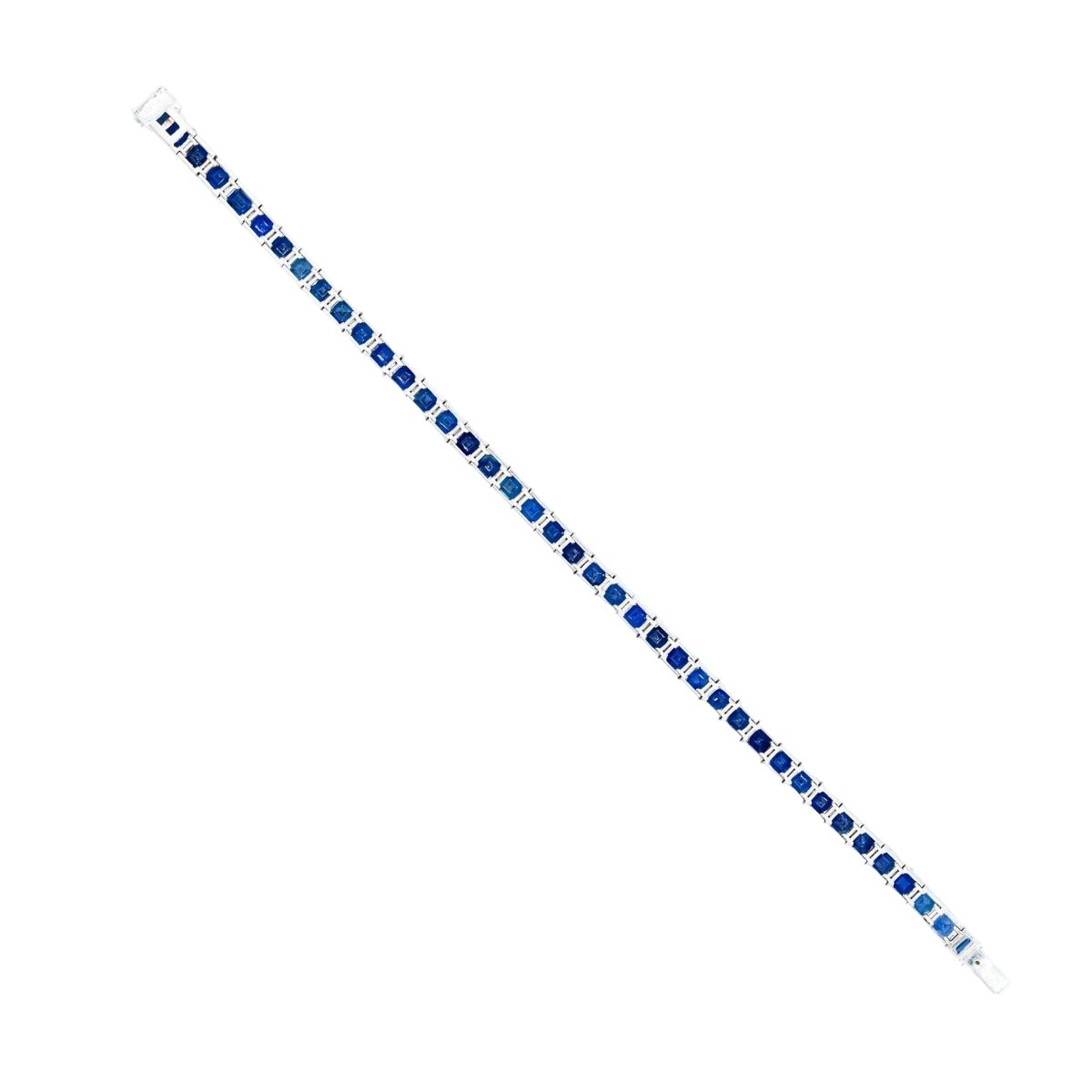 Bracelet Ligne BOUCHERON en or blanc et saphirs - Castafiore