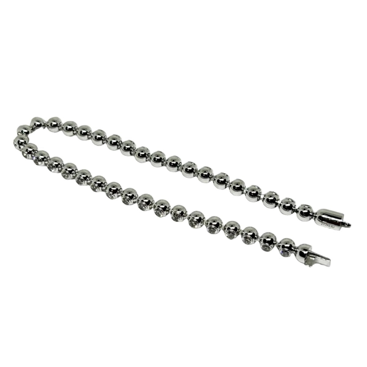 Bracelet Ligne CARTIER en or blanc et diamants - Castafiore