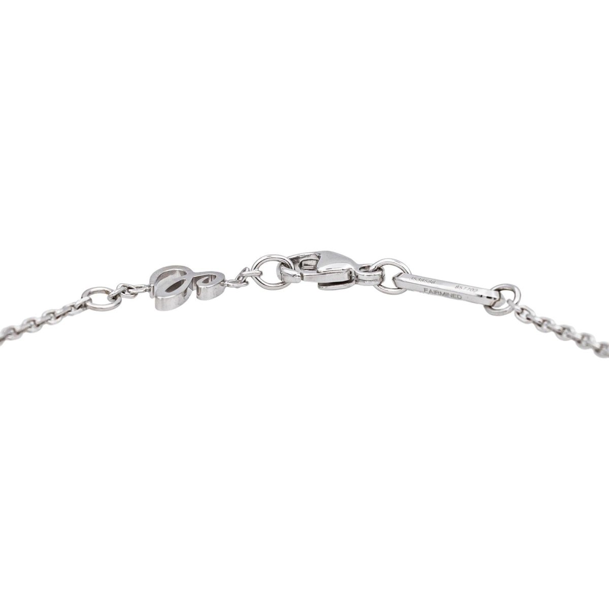 Bracelet Ligne CHOPARD "Ice Cube" en or blanc et diamants - Castafiore