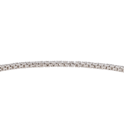 Bracelet Ligne Diamants en Or Blanc - Castafiore