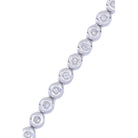 Bracelet ligne diamants en or blanc - Castafiore