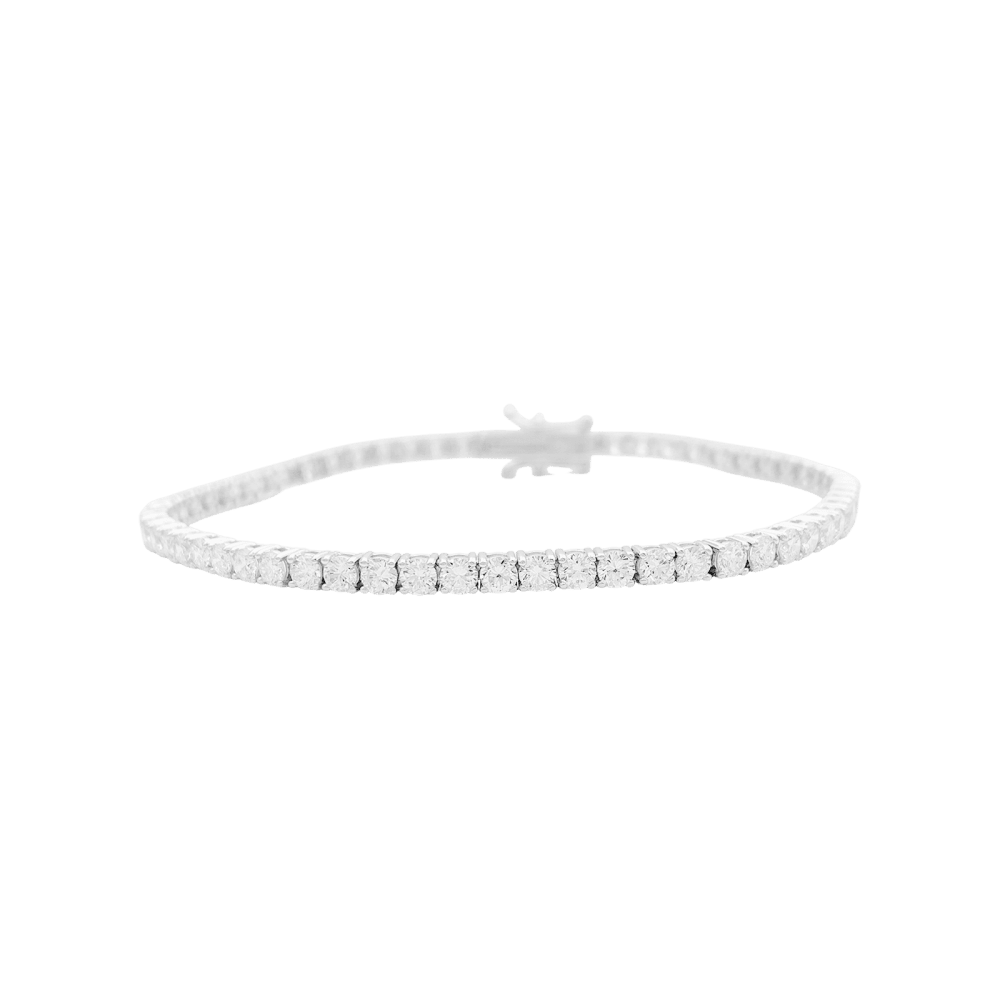 Bracelet Ligne en or blanc et diamants - Castafiore