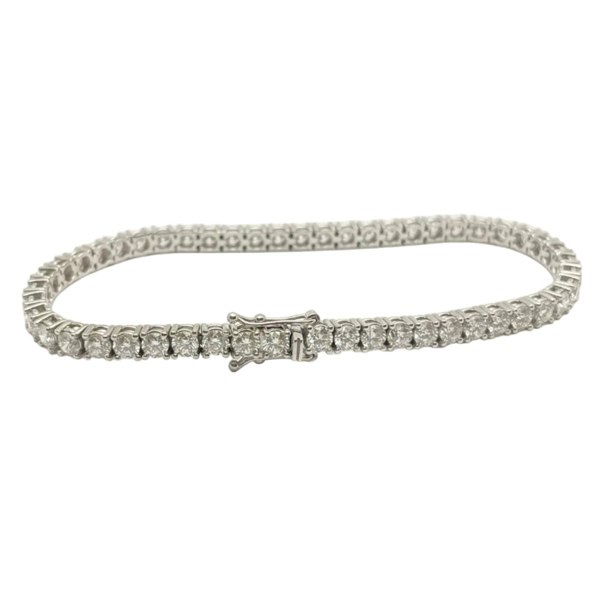 Bracelet Ligne en or blanc et diamants - Castafiore