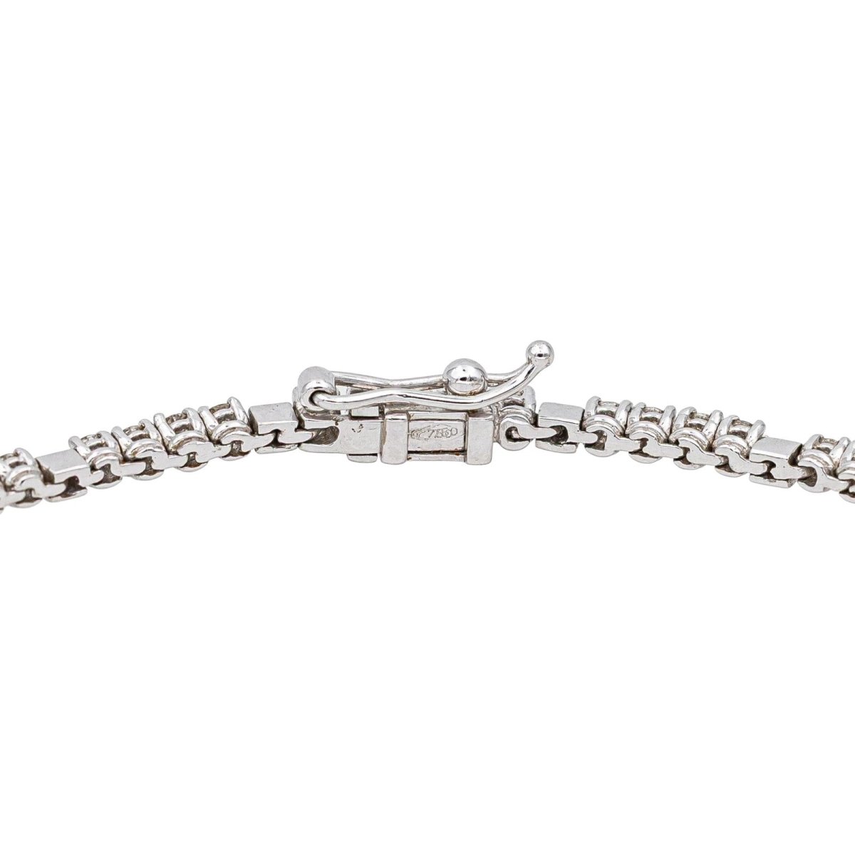 Bracelet Ligne en or blanc et diamants - Castafiore