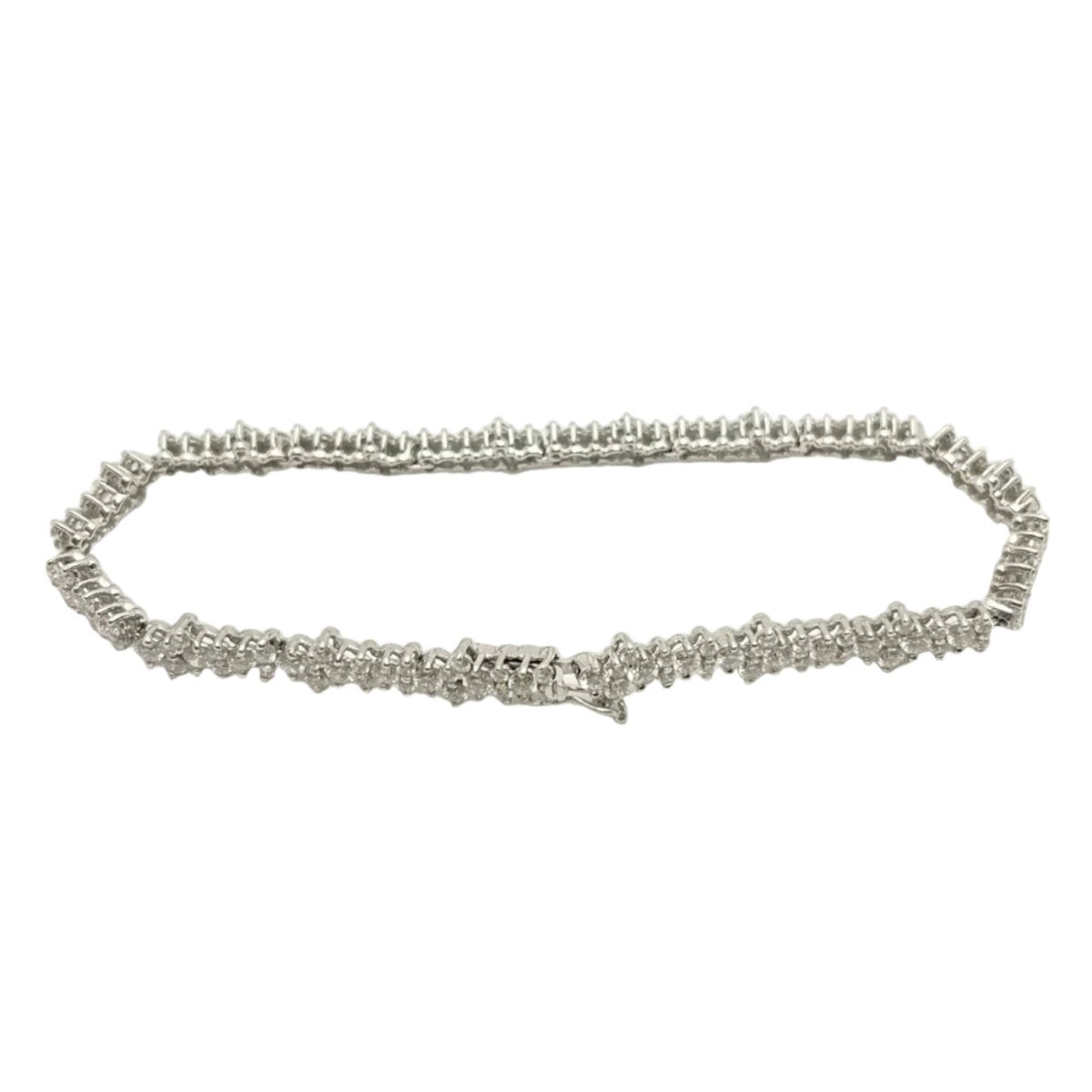 Bracelet Ligne en or blanc et diamants - Castafiore