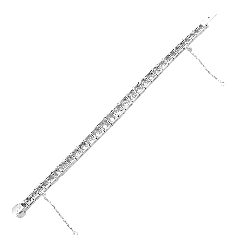 Bracelet Ligne en or blanc et diamants - Castafiore