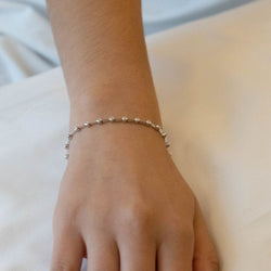 Bracelet Ligne en or blanc et diamants - Castafiore