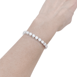 Bracelet Ligne en or blanc et diamants - Castafiore
