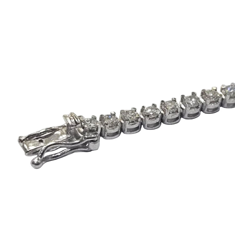 Bracelet Ligne en or blanc et diamants - Castafiore