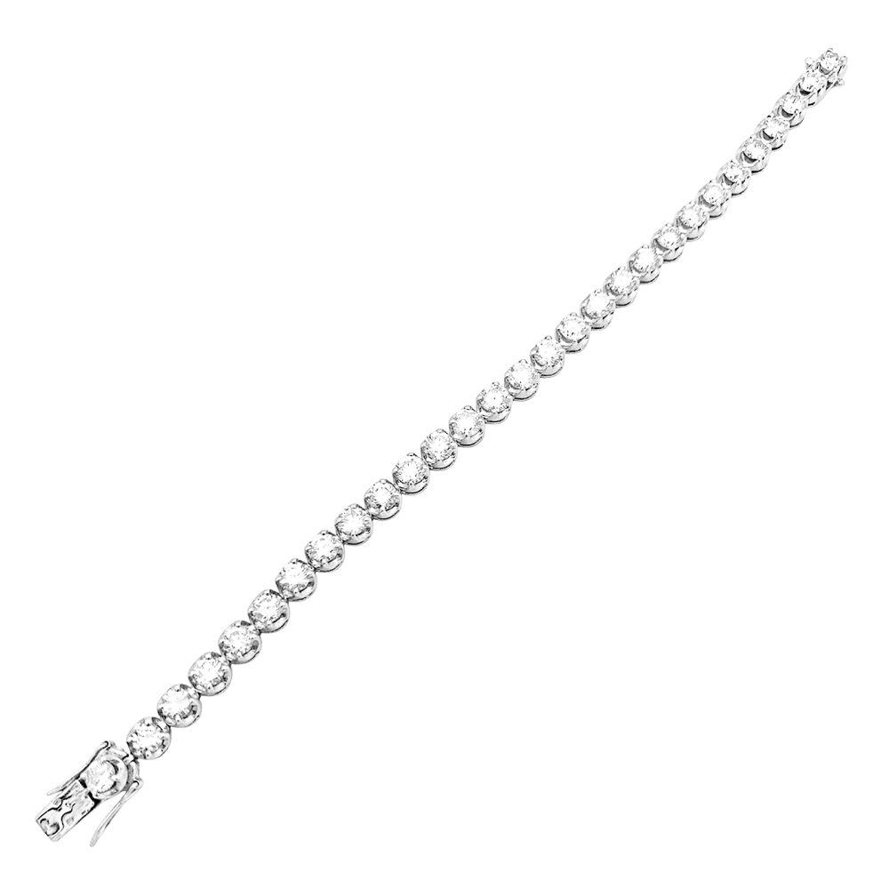 Bracelet Ligne en or blanc et diamants - Castafiore