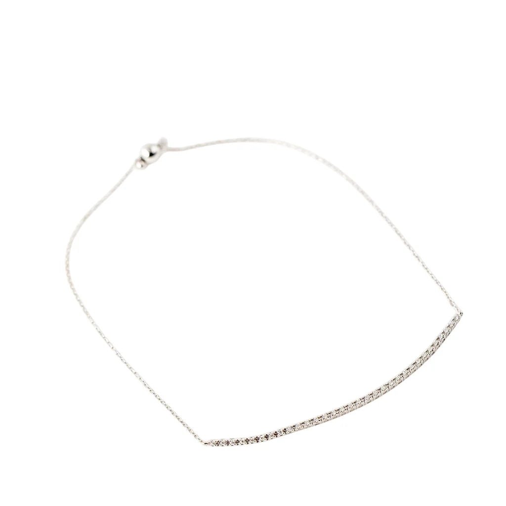 Bracelet Ligne en or blanc et diamants - Castafiore