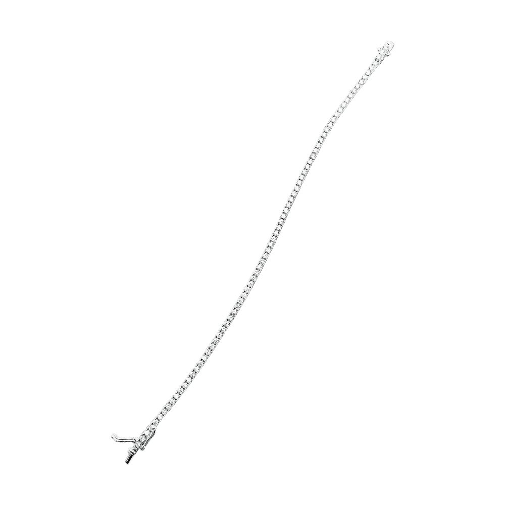 Bracelet Ligne en or blanc et diamants - Castafiore