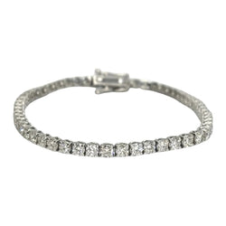Bracelet Ligne en or blanc et diamants - Castafiore
