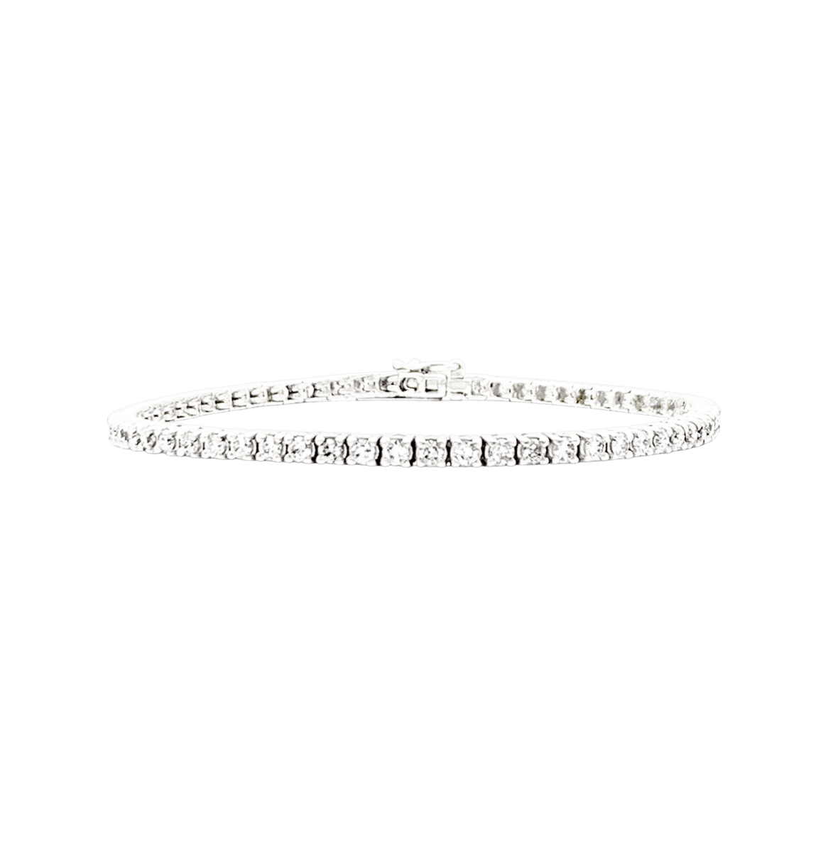 Bracelet Ligne en or blanc et diamants - Castafiore