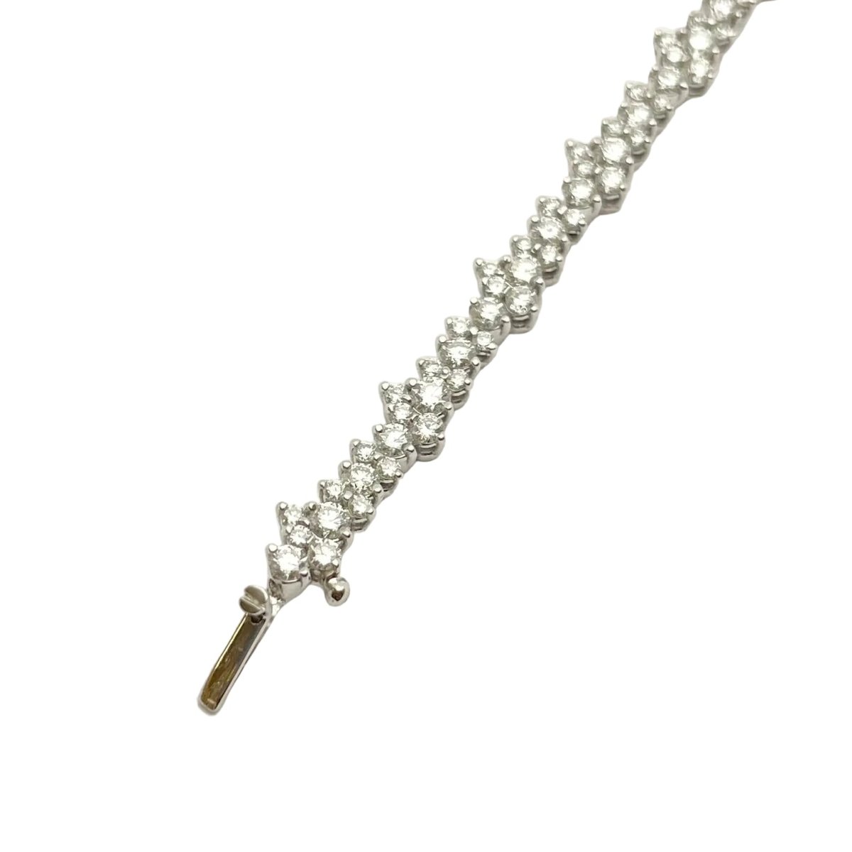 Bracelet Ligne en or blanc et diamants - Castafiore