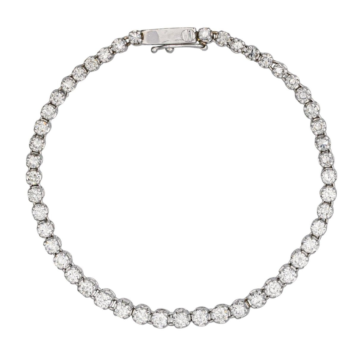 Bracelet Ligne en or blanc et diamants - Castafiore