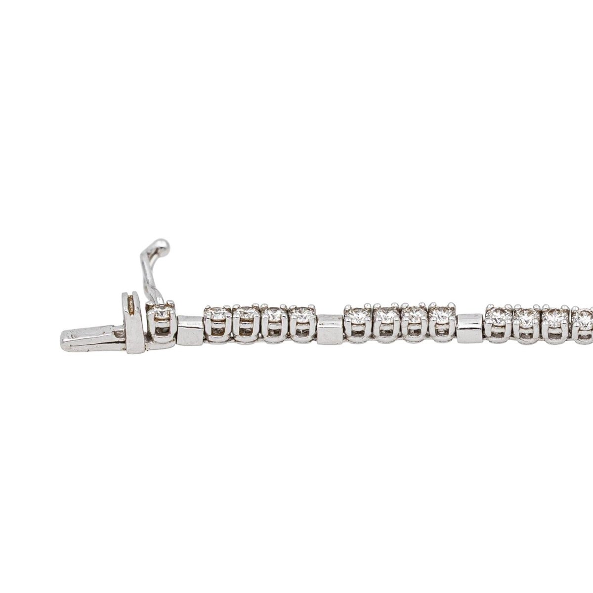 Bracelet Ligne en or blanc et diamants - Castafiore